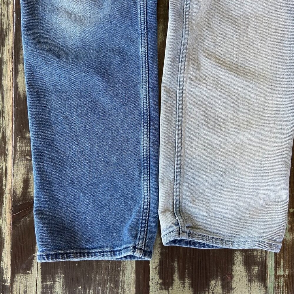 90's Y2K Distressed Hollister Vintage Stretch Acid wash Jeans Sz 5R - Picture 5 of 8